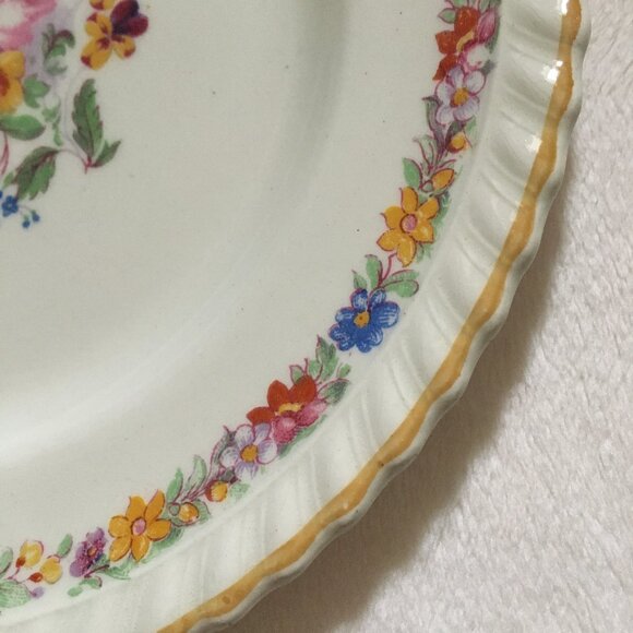 Vintage Old Staffordshire Johnson Bros England MARLOW Dessert Plate #4 - Picture 4 of 6